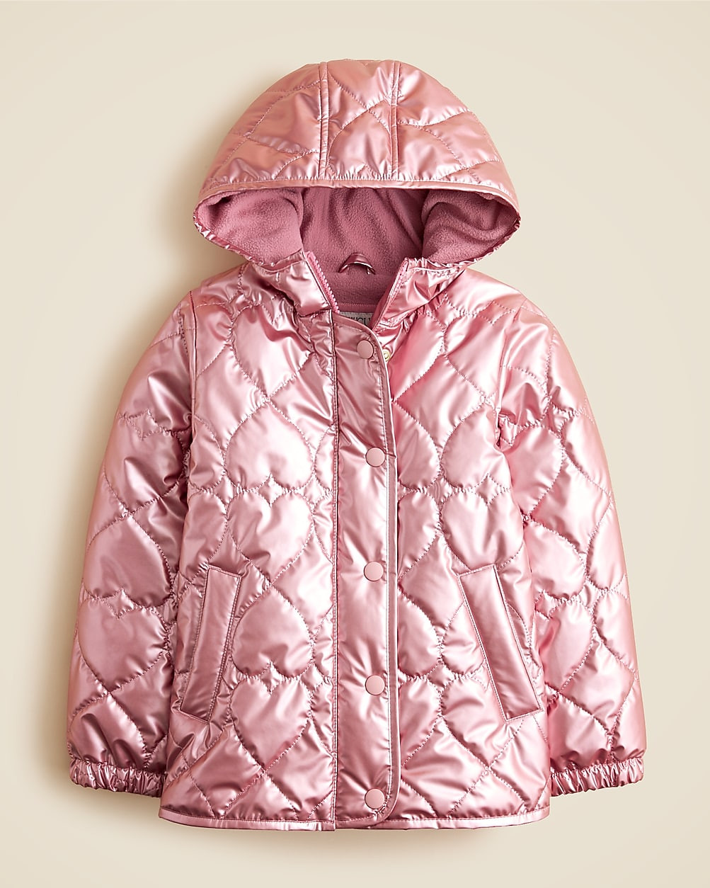Girls' Pippa metallic quilted jacket with PrimaLoft® | J. Crew US