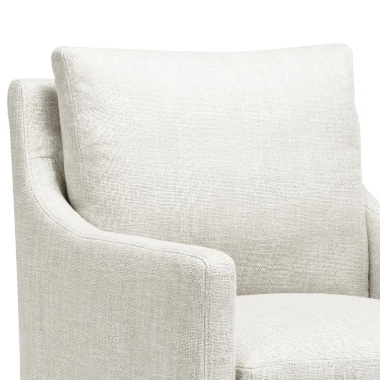 24" Wide Country Farmhouse Linen Down Fill Upholstered Dining ArmchairSee More by Latitude Run®R... | Wayfair North America