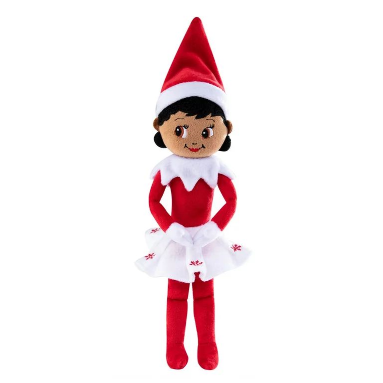 The Elf On the Shelf Snuggler Girl - Dark Tone - Small Plush Toy 12" | Walmart (US)