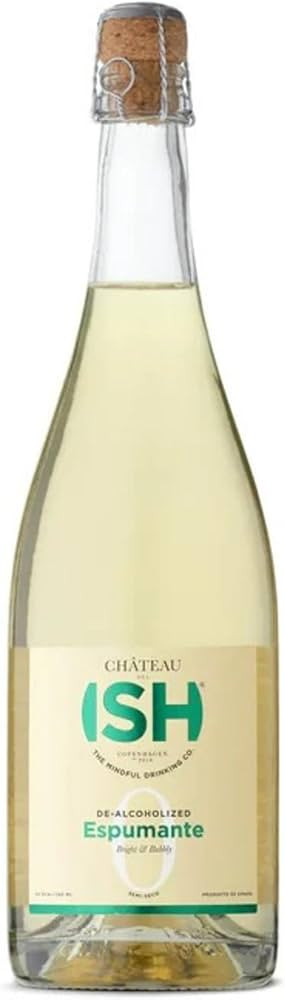 Chateau del ISH Sparkling Non Alcoholic Espumante, Non-Alcoholic White Wine and Champagne, Gluten... | Amazon (US)