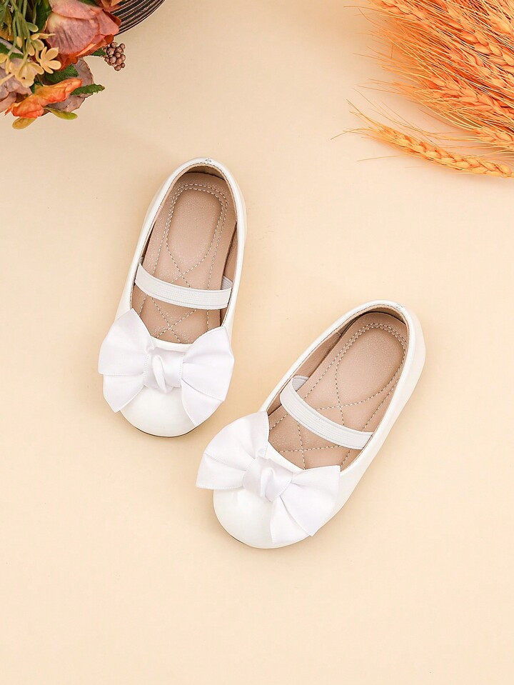 1 Par De Zapatos Planos Versátiles, Cómodos Y Con Estampado Floral Para Niñas, Adecuados Para Todas Las Estaciones | SHEIN