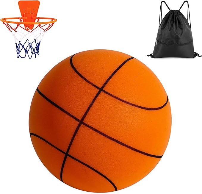 Silent Basketball with Hoop | Silent Basketball Dribbling Indoor | Silent Basketball 29.5"" (Size... | Amazon (US)