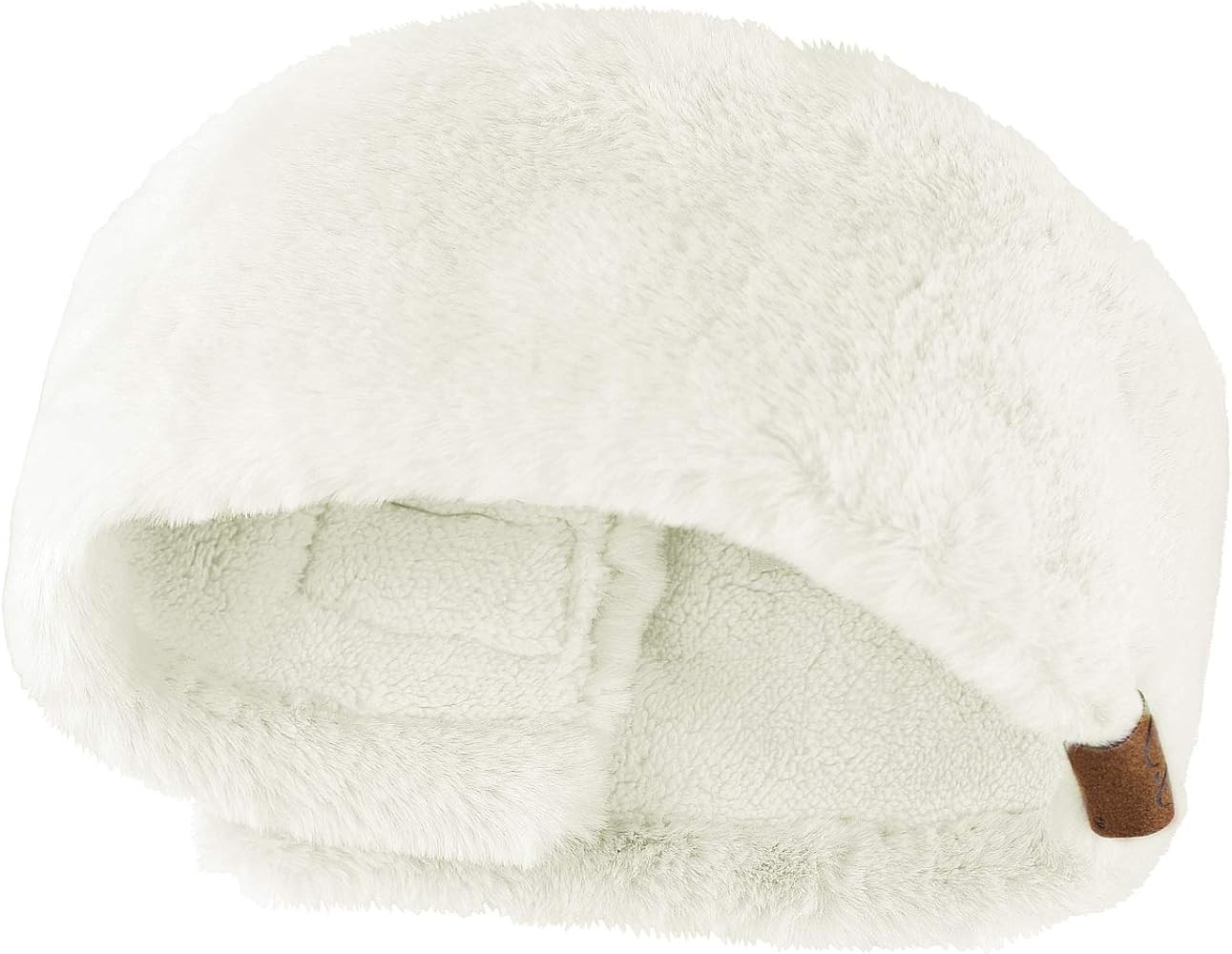 C.C Women's Soft Faux Fur Feel Sherpa Lined Ear Warmer Headband Headwrap | Amazon (US)