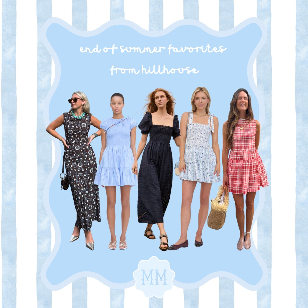 End of summer favorites from Hillhouse! 

preppy style, Hillhouse, nap dress, gameday style, summer to fall outfits, classic style, gameday style, fall fashionn

#LTKPetite #LTKSeasonal #LTKFindsUnder100