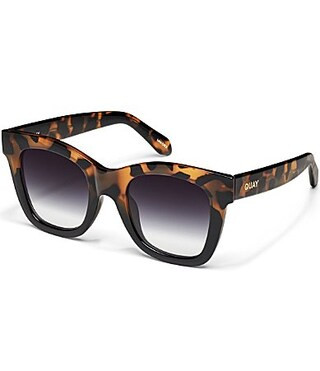 QUAY Women's After Hours 48mm Tortoise Square Sunglasses - Tortoise Black Fade | Dillard's