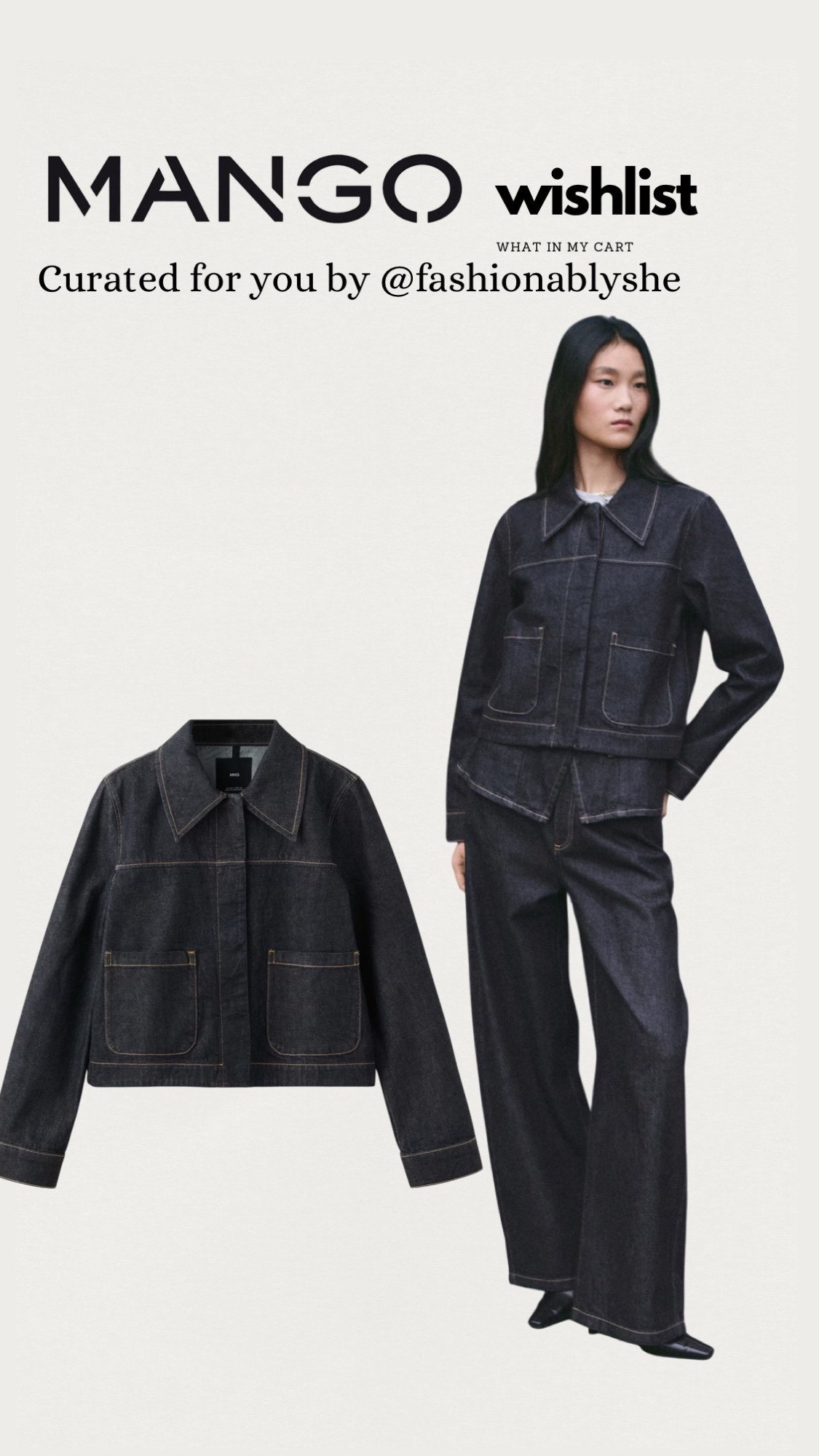 Mango denim jacket and jeans

#LTKOver40 #LTKootd #LTKmomlife