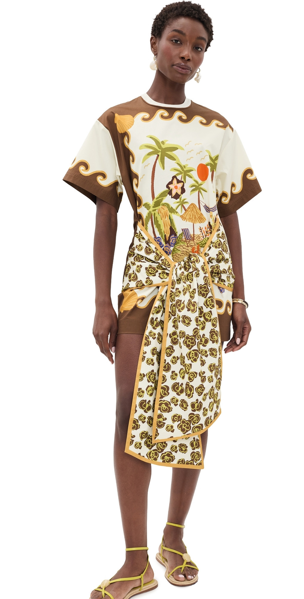 ALÉMAIS Island Cove Mini Dress Cream 8 | Shopbop