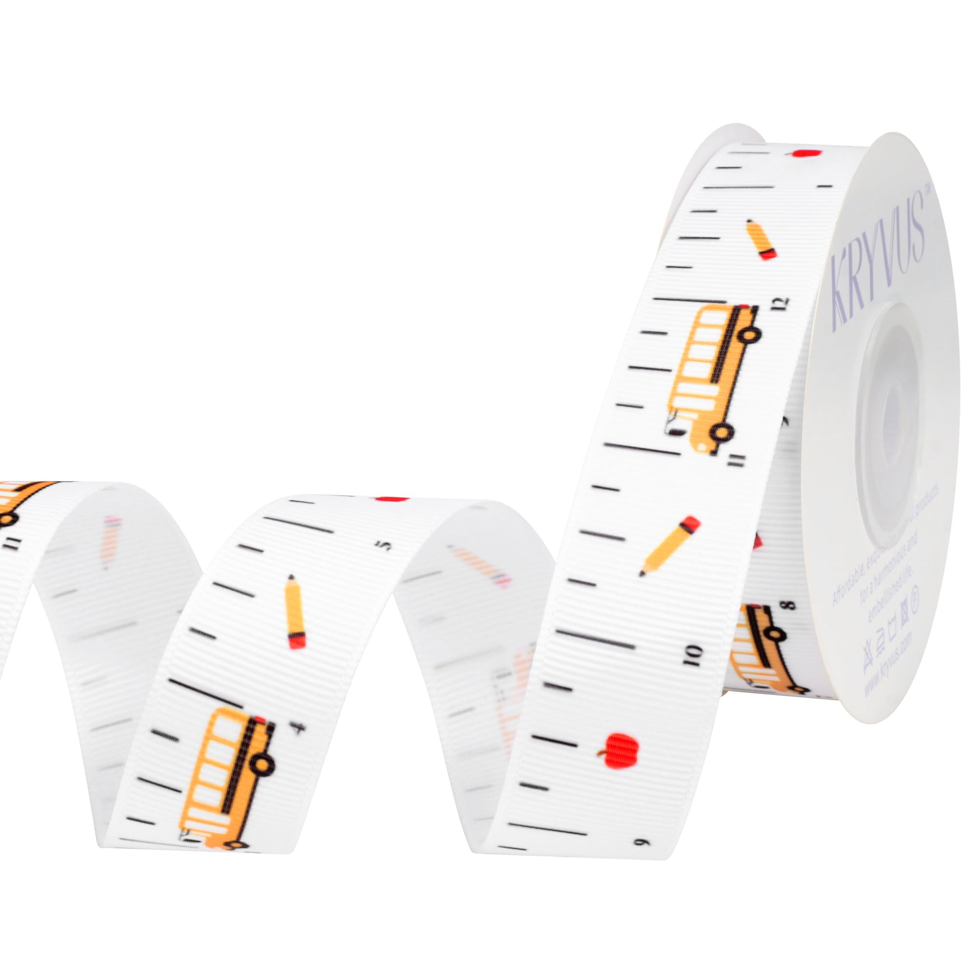 Grosgrain Ruler Ribbon Teacher Themed, 7/8" x 12 Yards, Teacher Appreciation Gift, Back to School... | Amazon (US)