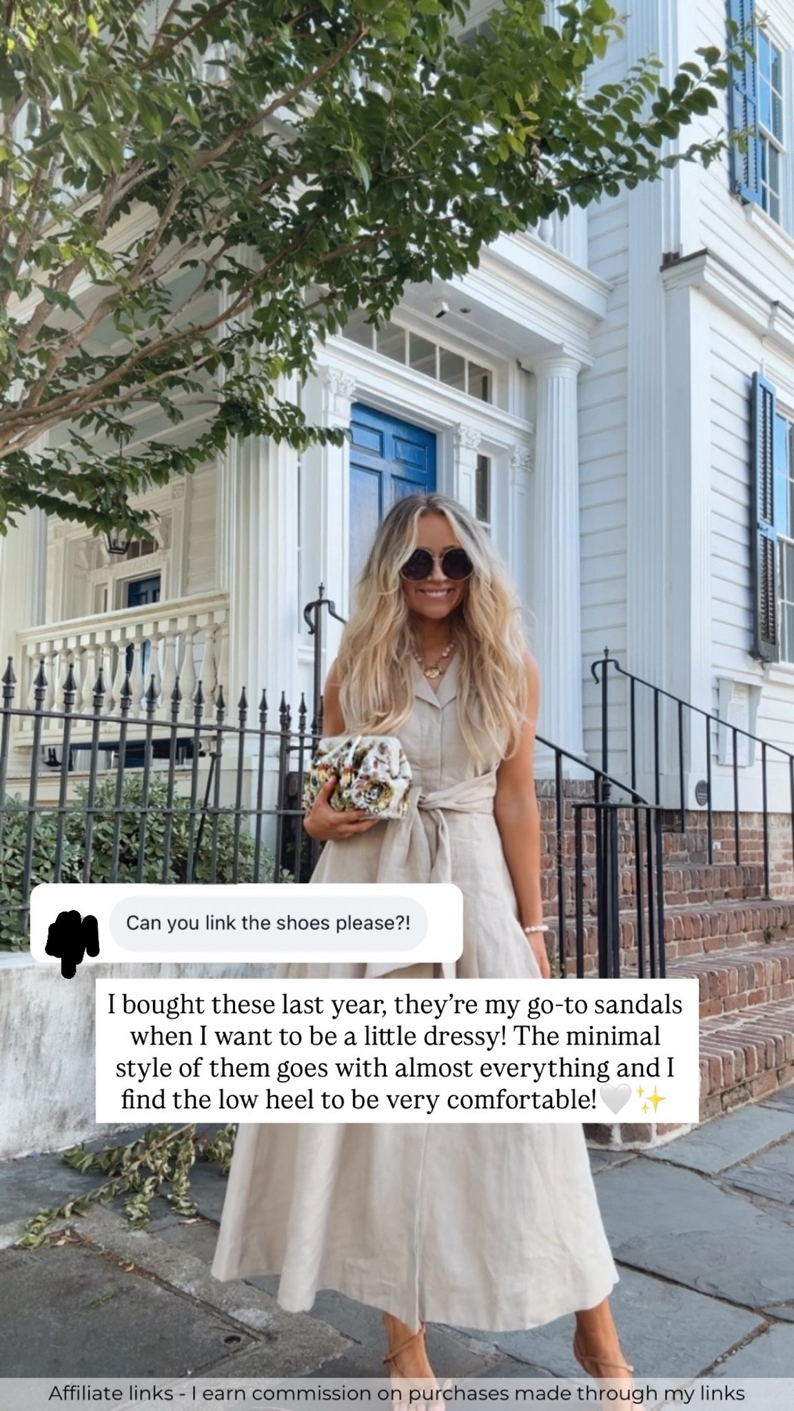 Affiliate links - I earn commission on purchases made through my links | strappy sandals low heel
