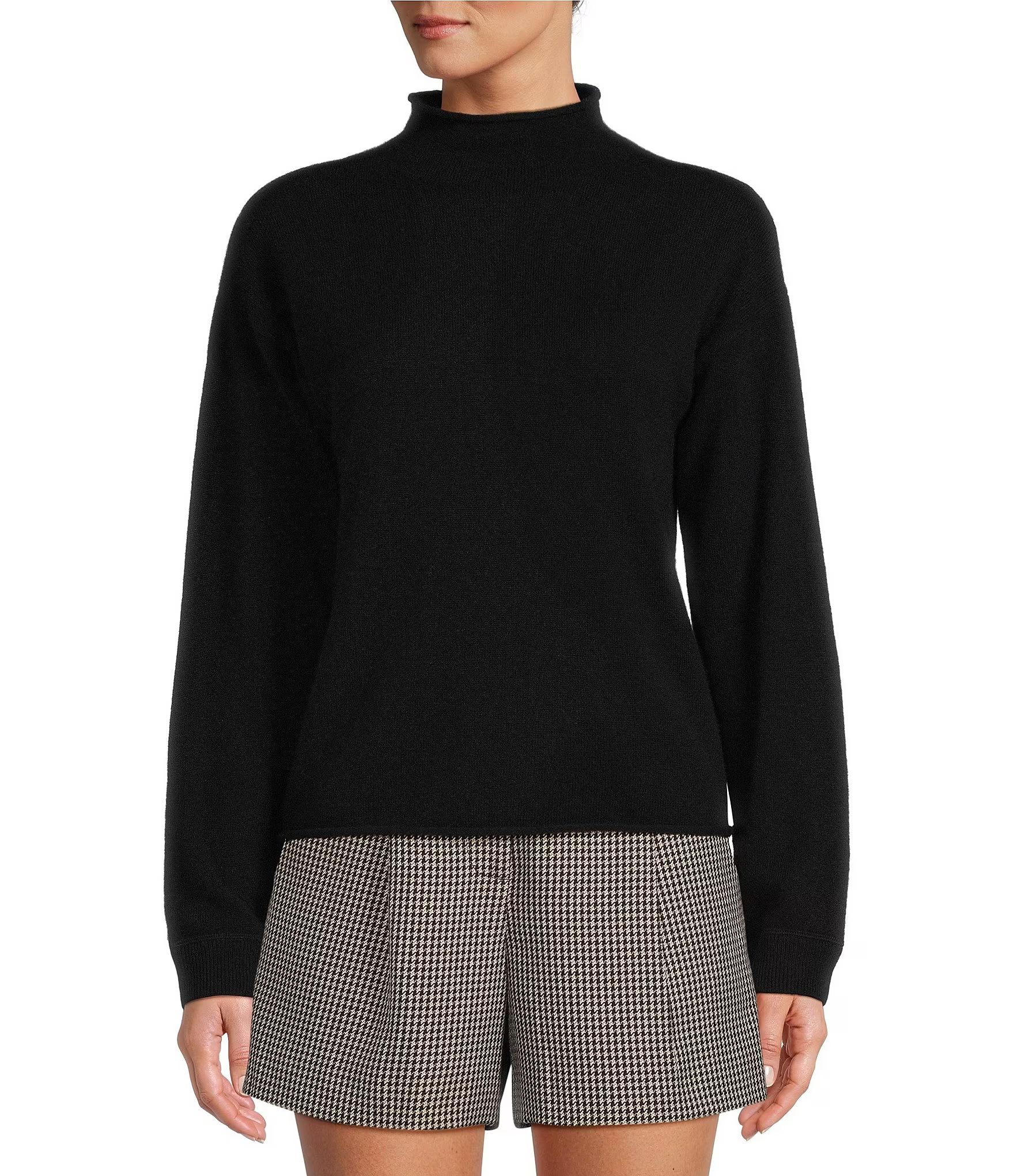Jessica Mock Neck Cashmere Sweater | Dillard's