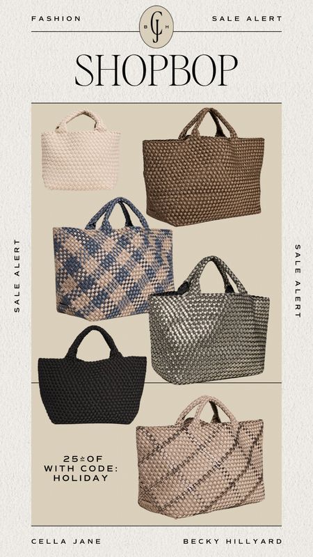 Shopbop sale on my favorite woven totes 