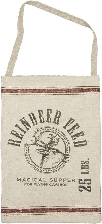 Primitives by Kathy Vintage Sack Style Hanging Bag, Reindeer Feed | Amazon (US)