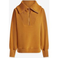 Vine in Black | Ottoman Rib Half-Zip Pullover | VARLEY USA, Golden Brown / XS | Varley US