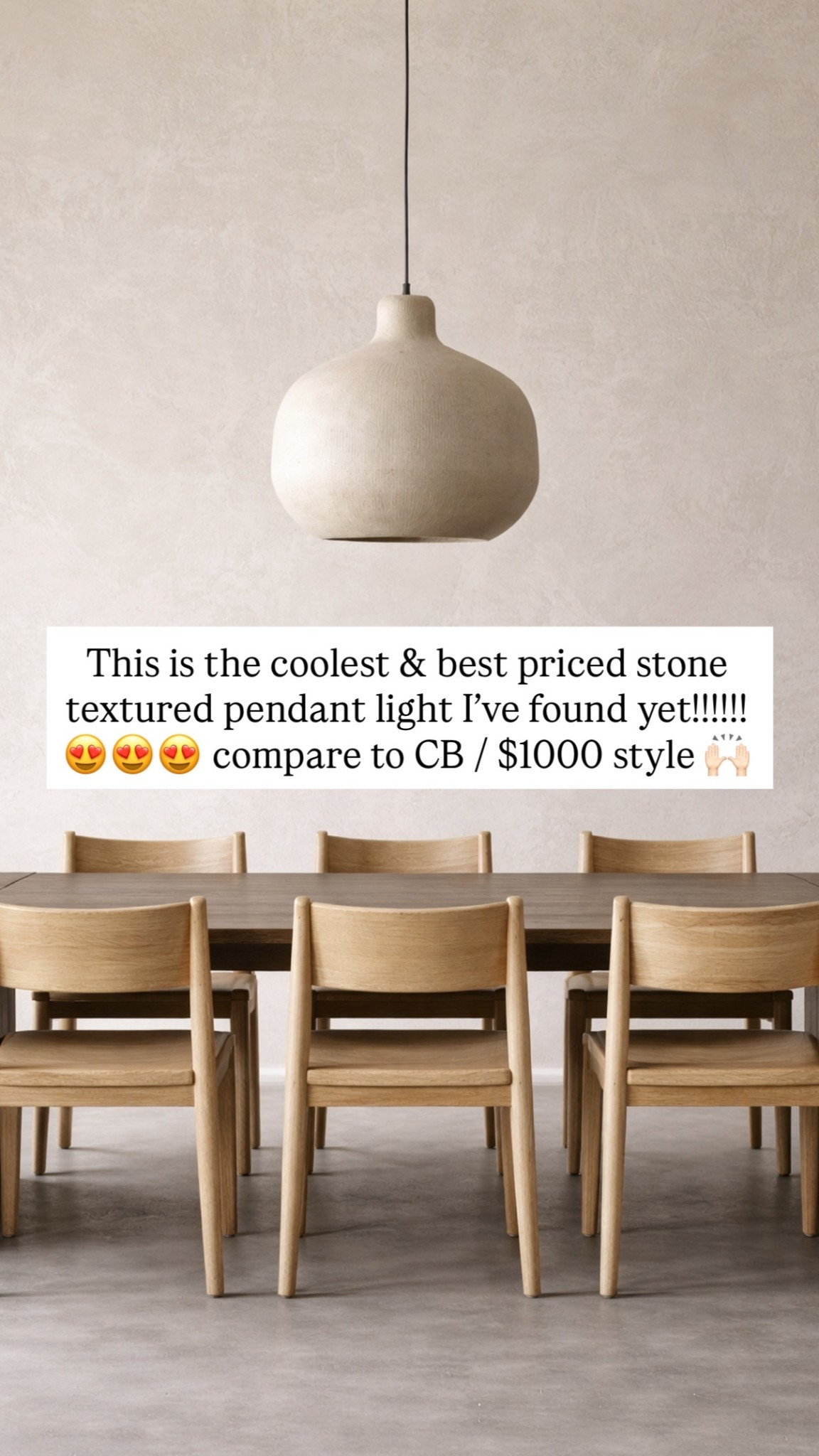 This is the coolest & best priced stone textured pendant light I’ve found yet!!!!!! 😍😍😍 compare to CB / $1000 style 🙌🏻

#LTKHome #LTKSaleAlert #LTKdayinmylife