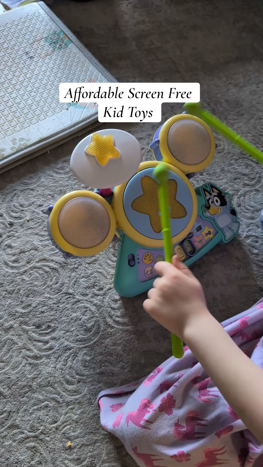 VTech Bluey Drum Set 💚I'm all for screen free kid toys that kids actually love!Toddler Gift Ideas | Musical Toys and Kids & Toddlers | Todder Gift Idea | VTech Toys 

#LTKKids #LTKmomlife