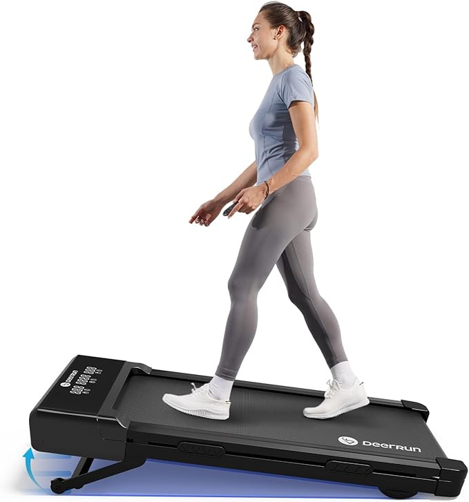 DeerRun Walking Pad with 12% Auto Incline, 3.0HP Under Desk Treadmill with Remote Control & APP, ... | Amazon (US)