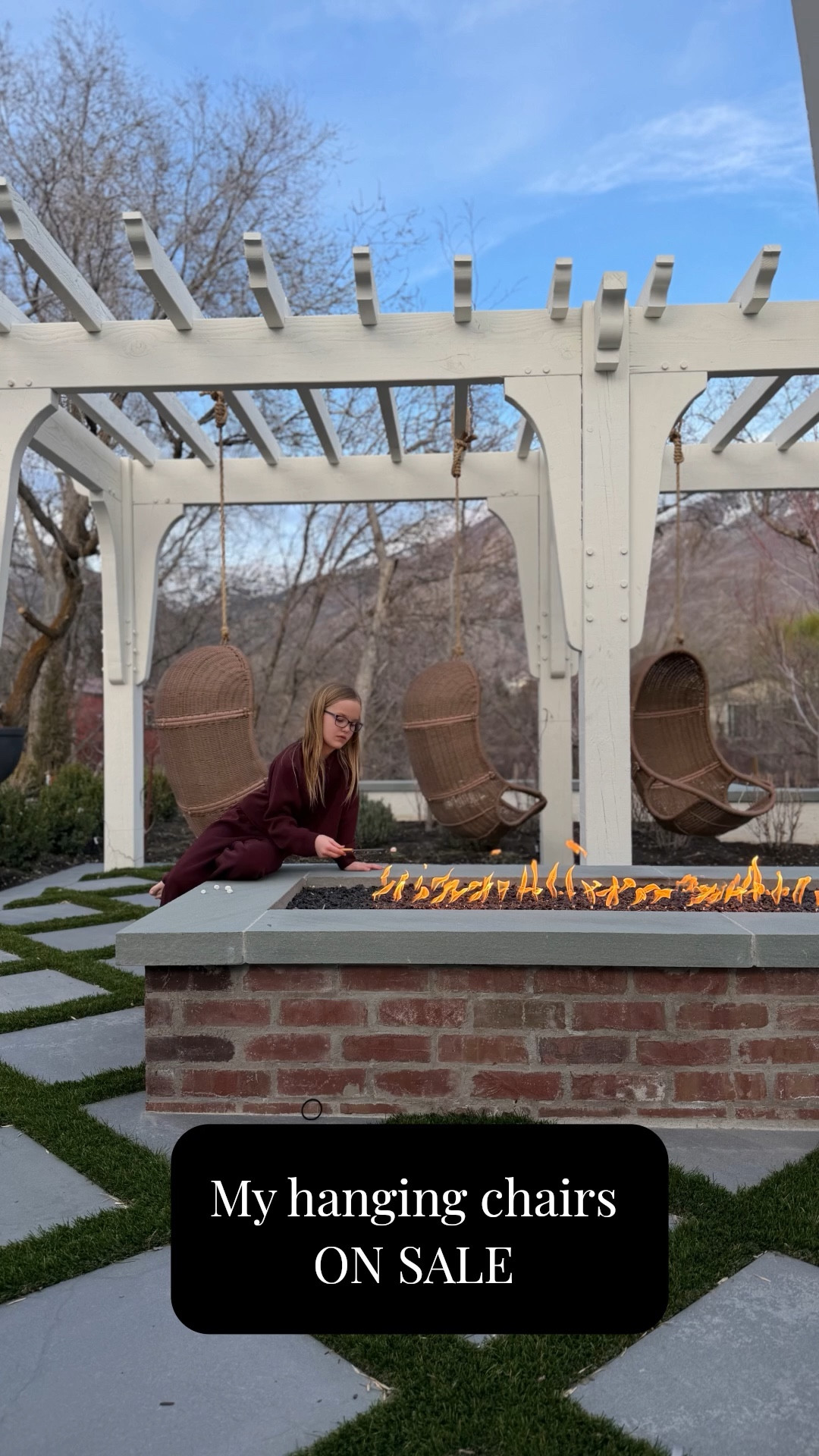 My hanging egg chairs on sale - cushions come in 2 colors and come with hanging chain.

Also linked our pool chaise loungers and umbrella all on sale @Wayfair 

#wayfairpartner #wayfair 

#LTKSaleAlert #LTKHome