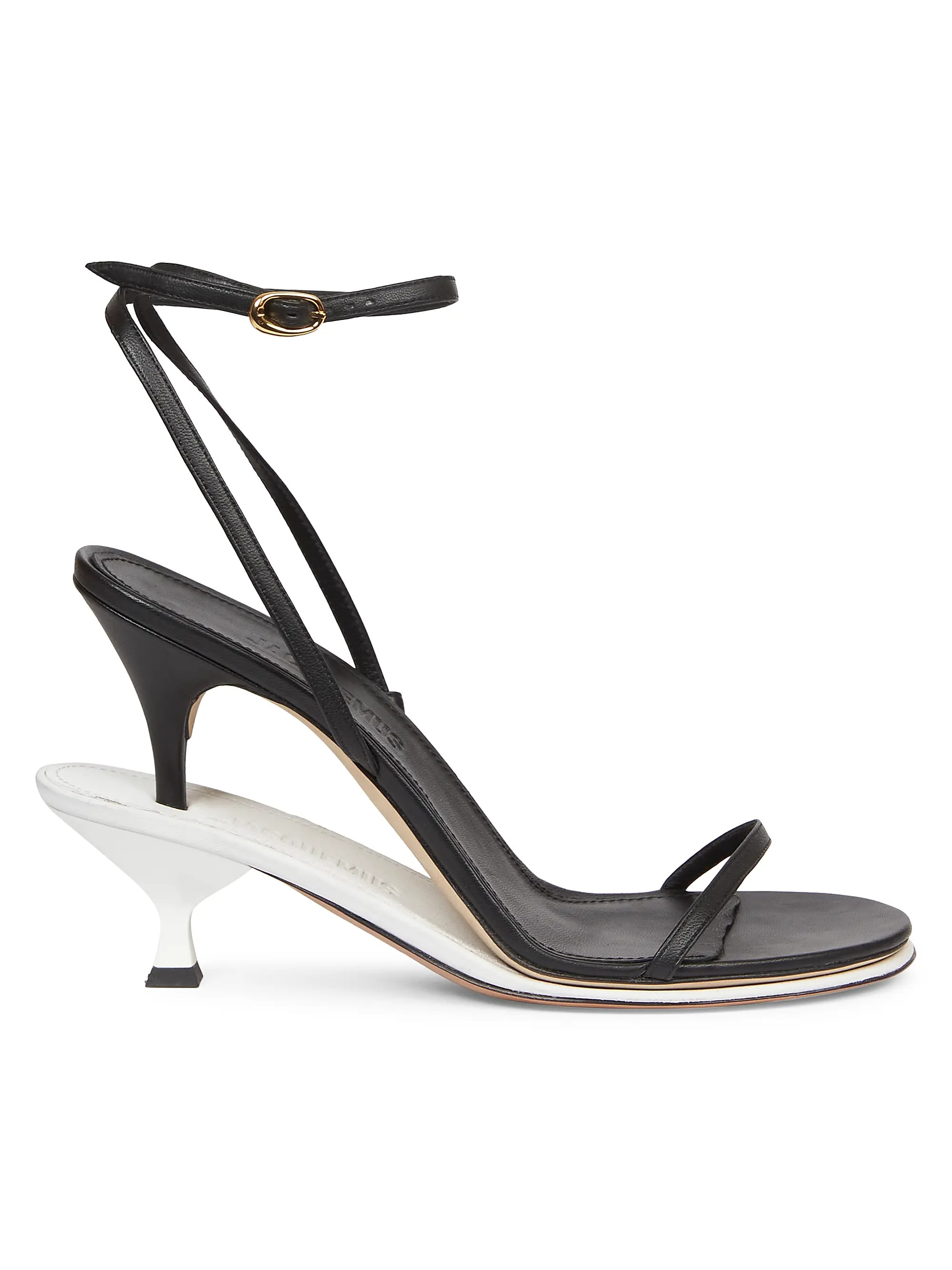 Les Doubles Sandales 100MM Leather Sandals | Saks Fifth Avenue