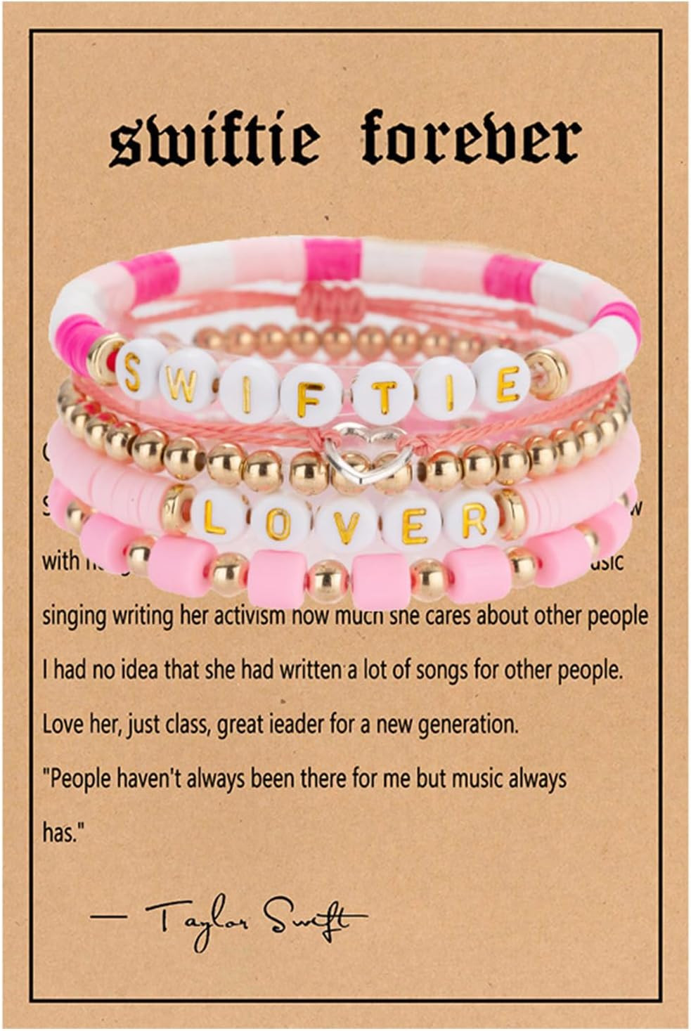 Milixuxu Friendship Bracelets Album Inspired Set Eras Music Tour Bracelets Jewelry Gifts for Fans... | Amazon (US)