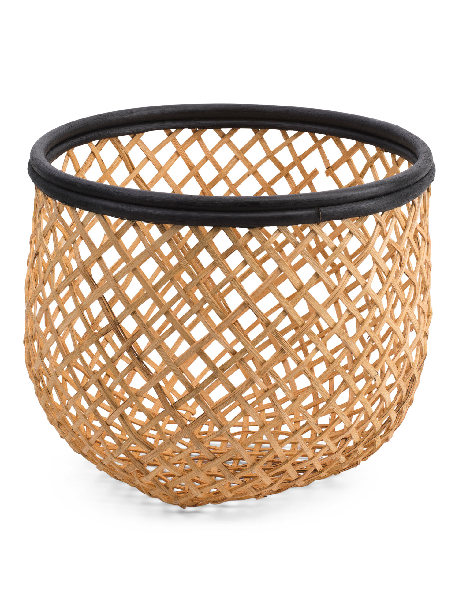 Small Woven Round Belly Basket | TJ Maxx