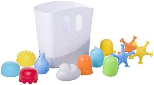 Ubbi Baby Bath Toy Gift Set, Includes Toy Drying Bin and 11 Bath Toys, Dishwasher Safe, Bath Time... | Amazon (US)