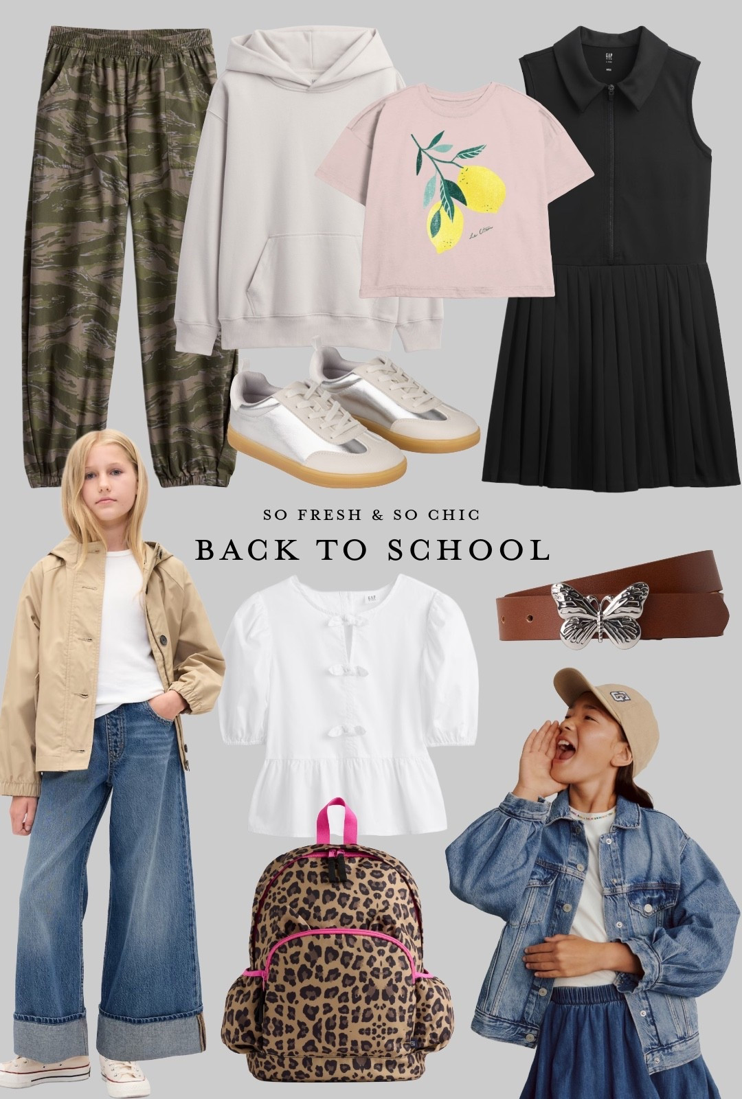 Girls back to school!
-
Tween girls back to school clothes - back to school sale - Gap kids sale - Gap back to school sale finds - leopard backpack girls - baggy jeans girls - denim jacket girls - oversized hoodie tween girls - girls silver sneakers - girls back to school picks 

#LTKKids #LTKSaleAlert #LTKStyleTip