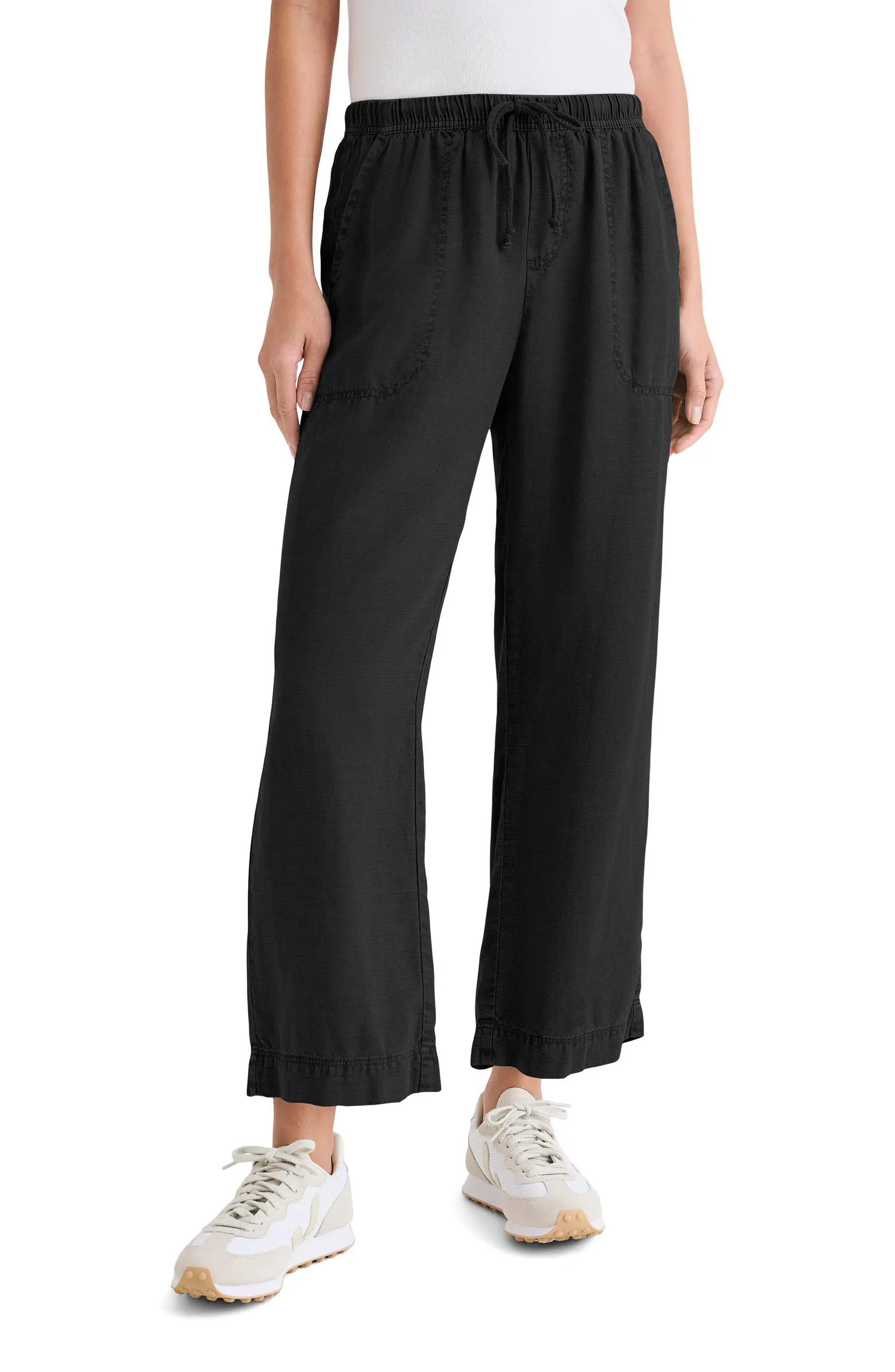 Angie Crop Wide Leg Pants | Nordstrom