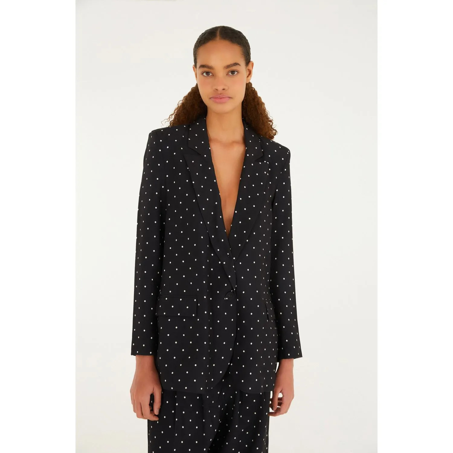 Blazer Alfaiataria Estampado Poá | Farm Rio (BR)