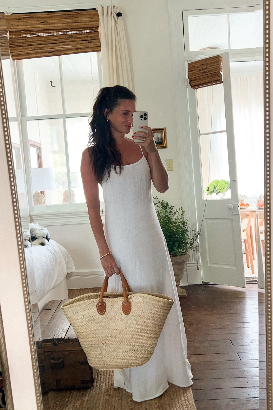 Best linen beach dress / cover up! Wearing an XS 