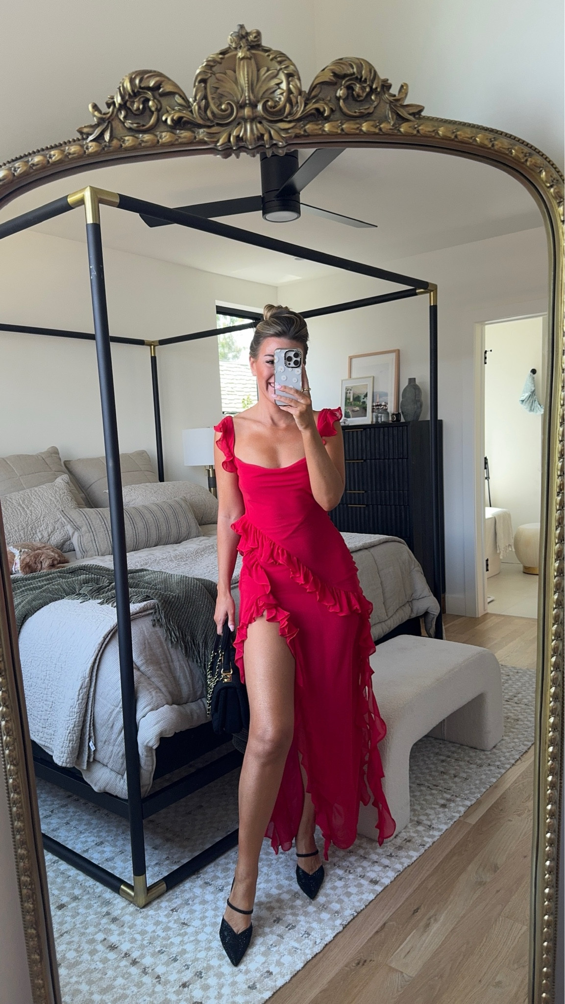 Red ruffle side slit house of cb wedding guest dress red fall formal event dress

Wearing my usual small/2

Dibs code: emerson [good life gold & strawberry summer]

#LTKWedding #LTKParties #LTKSeasonal