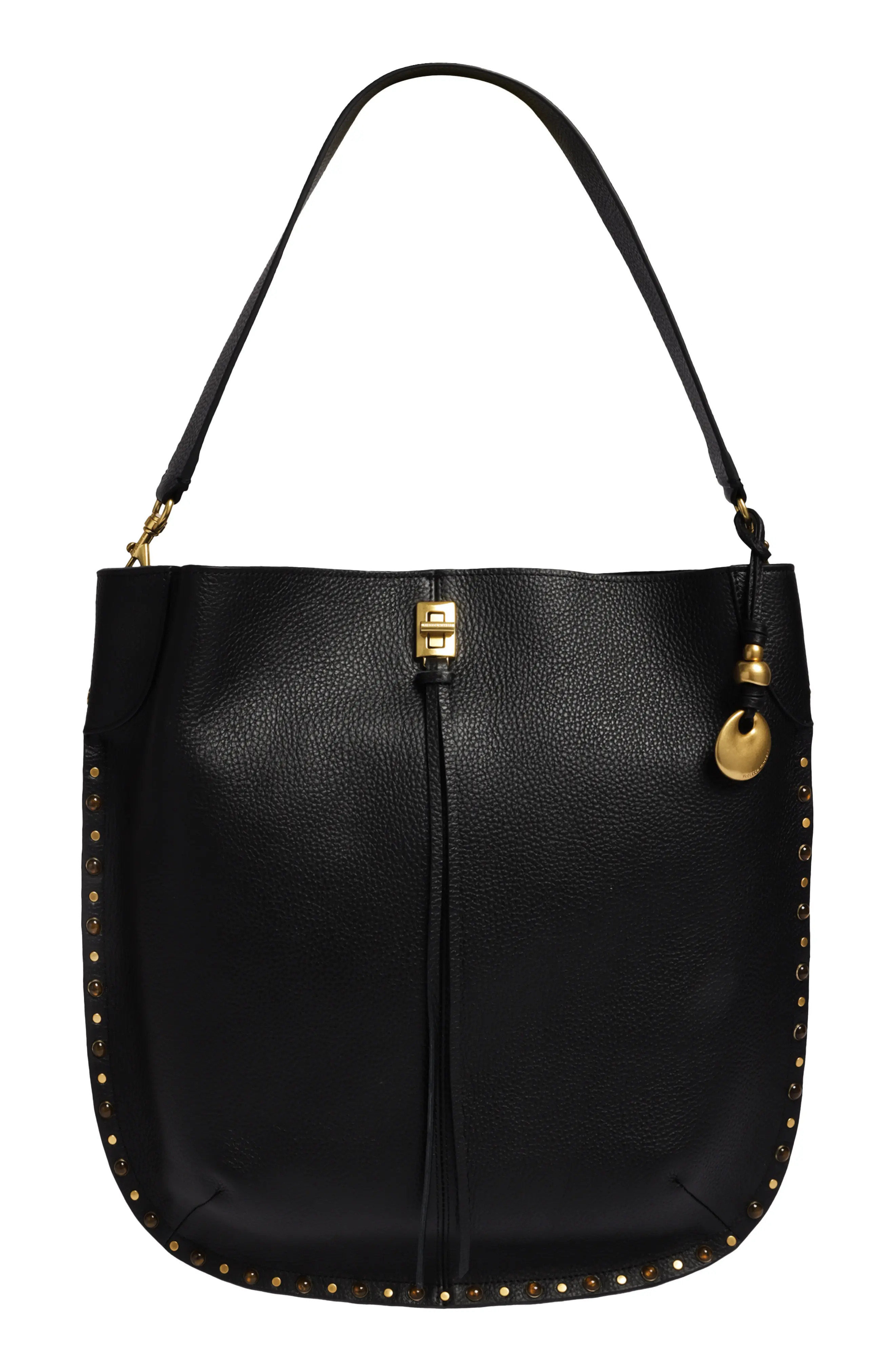 Slim Darren Stud & Tiger's Eye Embellished Hobo Bag (Women) | Nordstrom | Nordstrom