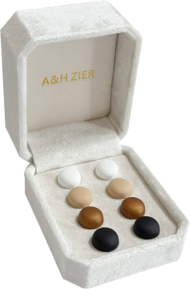A&H ZIER 8 Pack Hijab Magnet Pinless Hijab Magnets No-Snag Hijab Pins for Muslin Women Strong Hij... | Amazon (US)