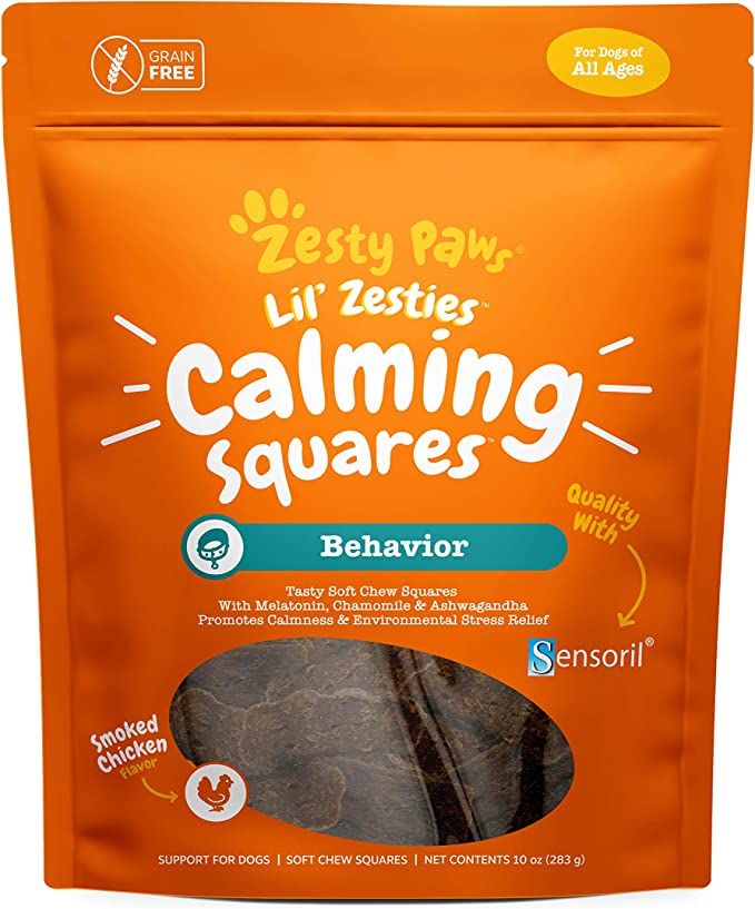 Amazon.com : Zesty Paws Flavored Soft Chews - Calming for Dogs Anxiety Composure Relief with Ashw... | Amazon (US)