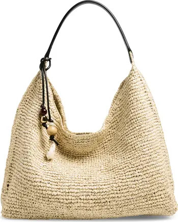 The Mylie Raffia Shoulder Bag | Nordstrom