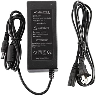 LEDMO Power Supply, Transformers,LED Adapter, 12V, 5A Max, 60 Watt Max, for LED Strip | Amazon (US)