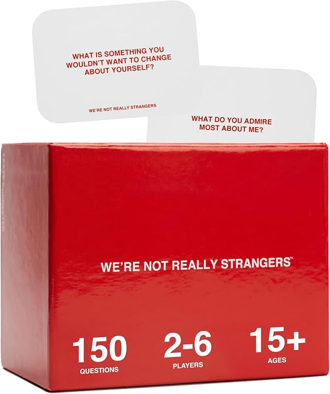 WE'RE NOT REALLY STRANGERS Card Game - 150 Conversation Cards for Couples, Friends, and Strangers... | Amazon (US)
