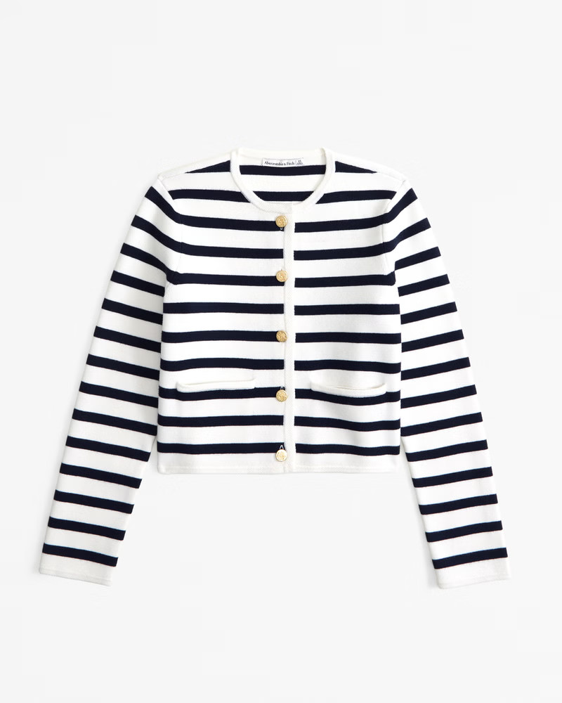 LuxeLoft Crew Sweater Jacket | Abercrombie & Fitch (US)