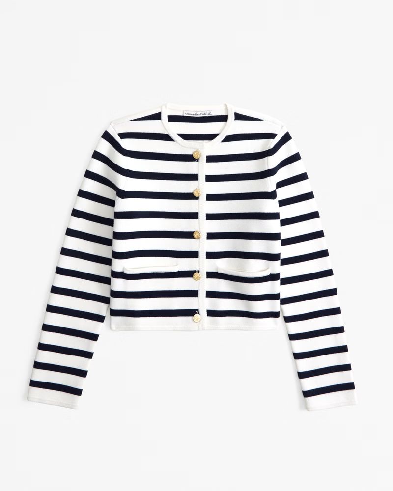 Women's LuxeLoft Crew Sweater Jacket | Women's New Arrivals | Abercrombie.com | Abercrombie & Fitch (US)