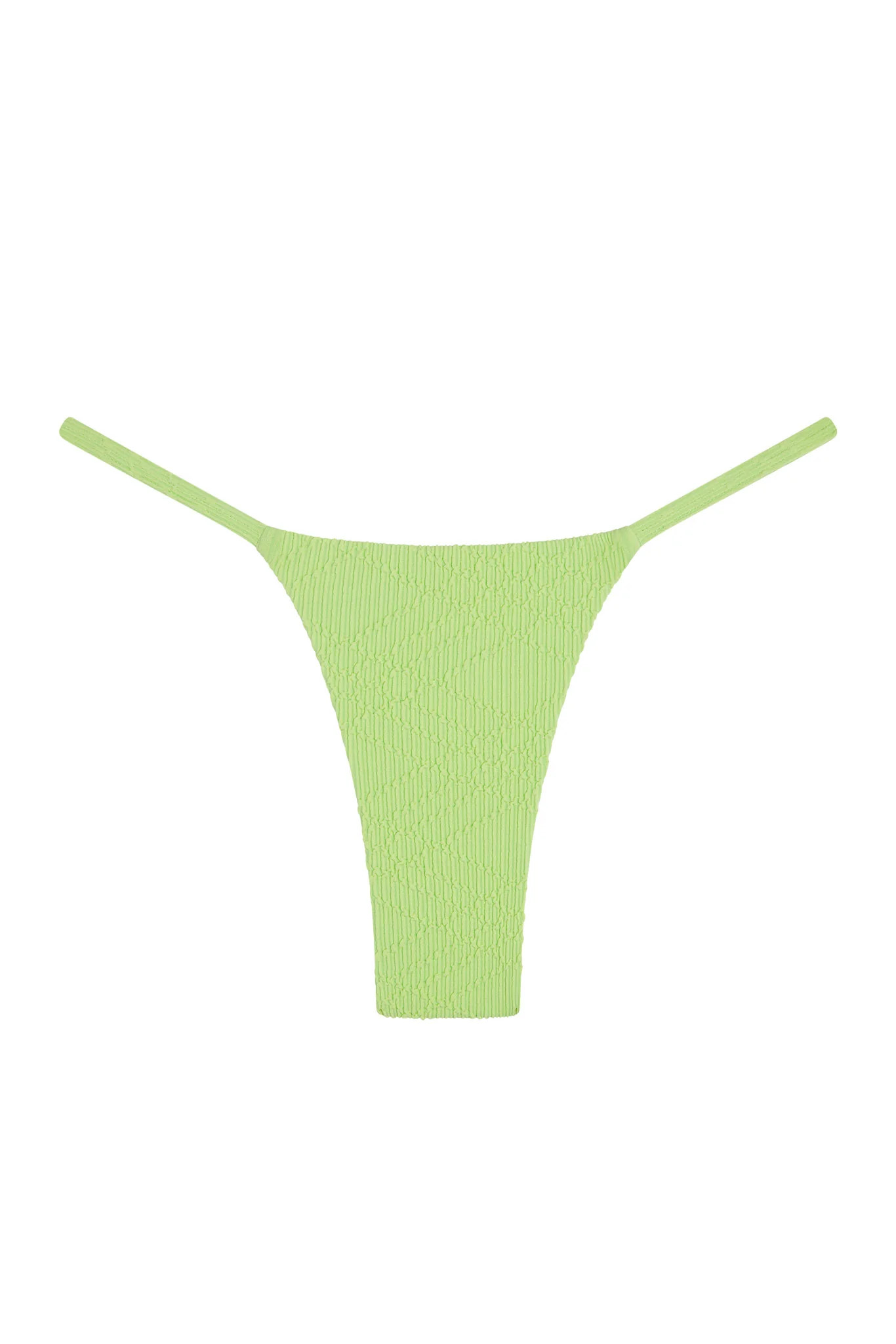 Barbados Bottom - Honeydew Summer Plaid | Monday Swimwear