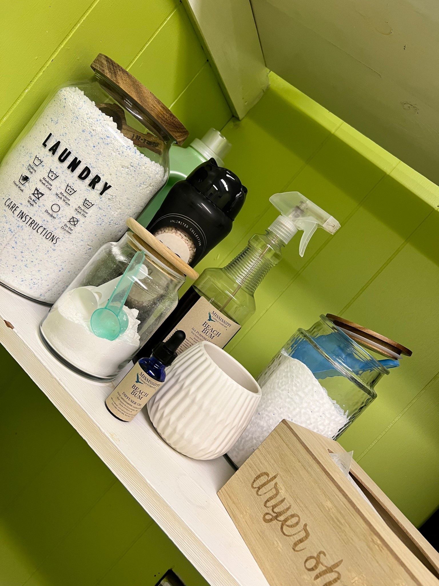 Laundry favorites I keep stocked 🤍
These are my go-to laundry staples that keep everything smelling fresh and clean. I love mixing Tide Oxi Clean with Downy Unstopables for a long-lasting scent, and the Mississippi Candle Company laundry detergent adds the prettiest clean smell. Simple, effective, and part of my everyday routine.

All linked here in my LTK ✨
