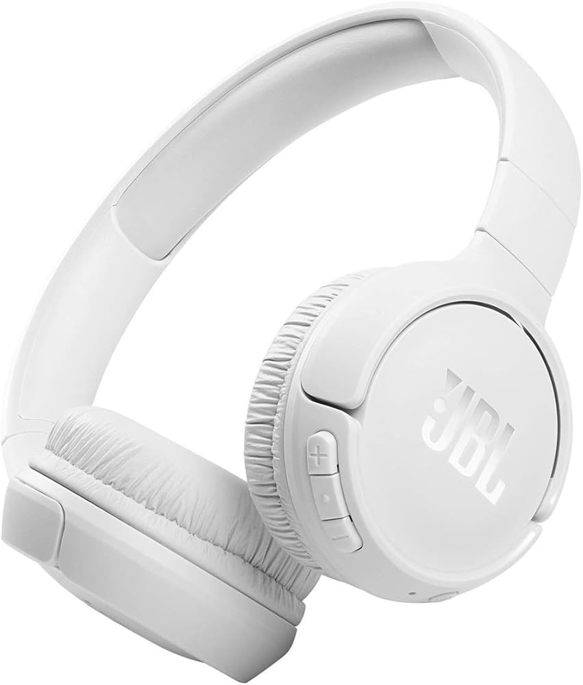 JBL Tune 510BT: Wireless On-Ear Headphones with Purebass Sound - White, Medium | Amazon (US)