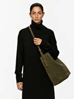 Suede Tote Bag | ARKET (US&UK)