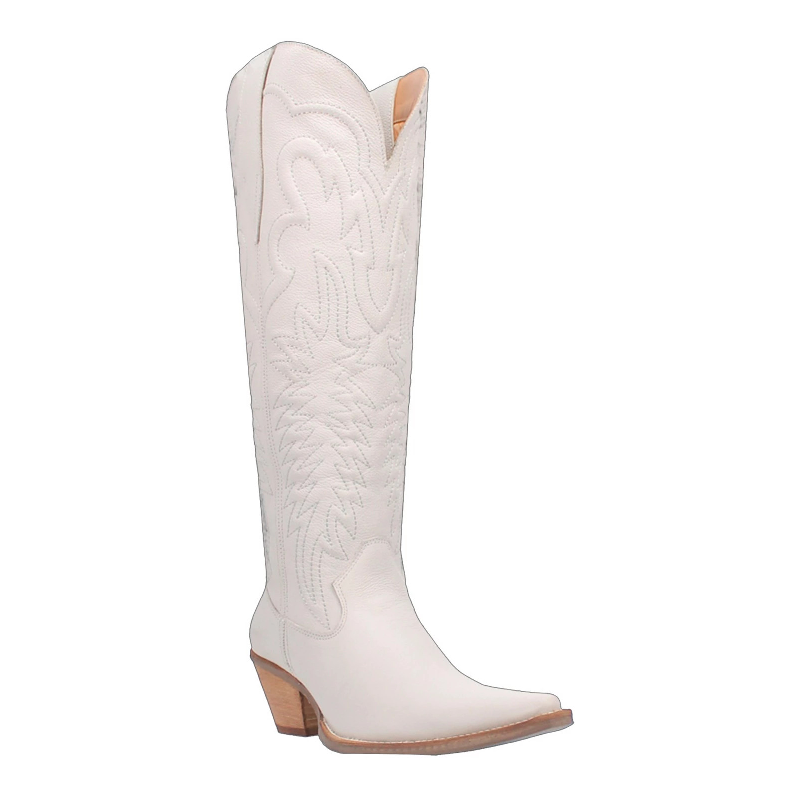 Women's Dingo Raisin Kane Leather Western Boots, Size: 11, White | Kohl's