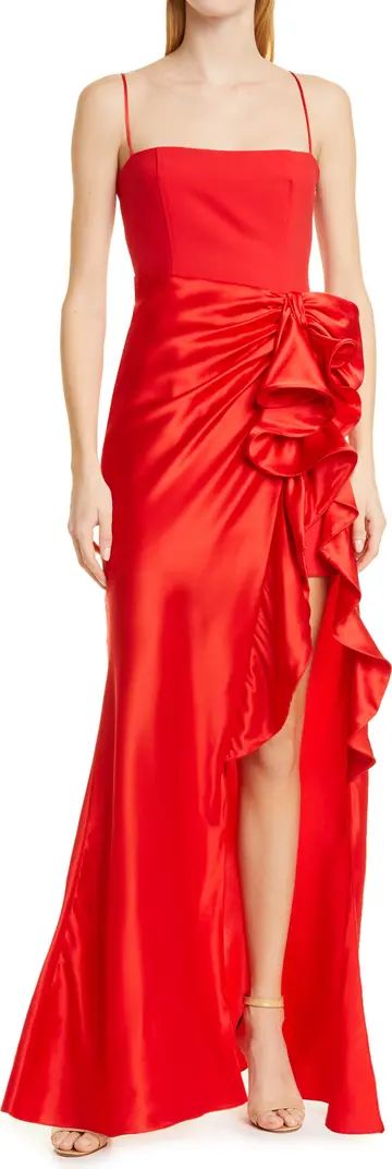 Cinq à Sept Drina Ruffle Column Gown | Nordstrom | Nordstrom