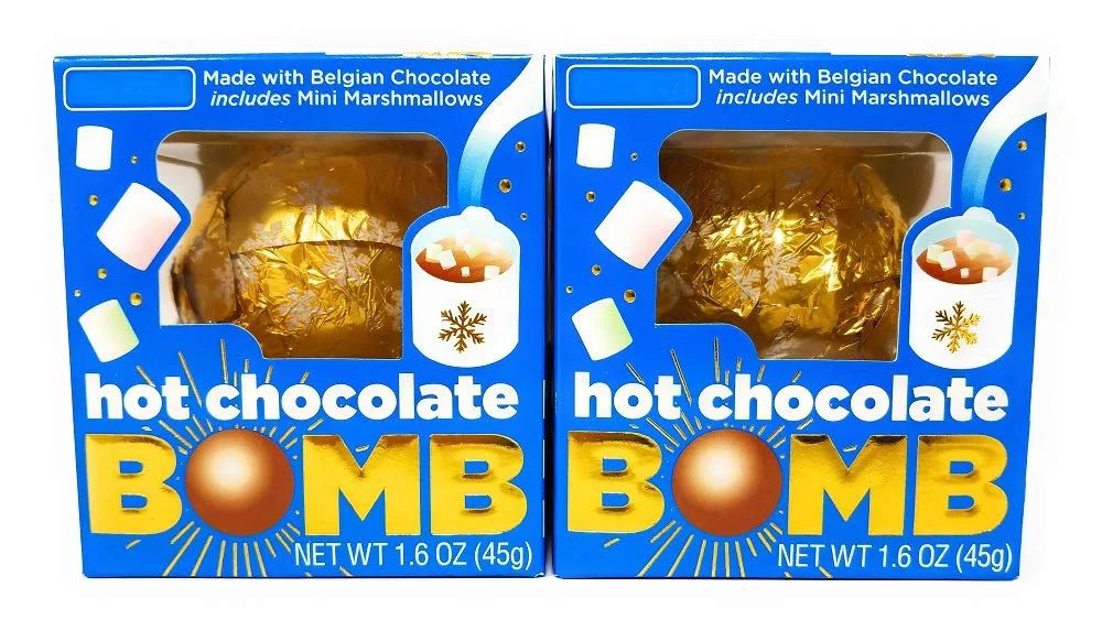 Hot Chocolate Bombs - Gourmet Belgian Hot Cocoa Bombs with Mini Marshmallows (Pack of 2) - Walmar... | Walmart (US)