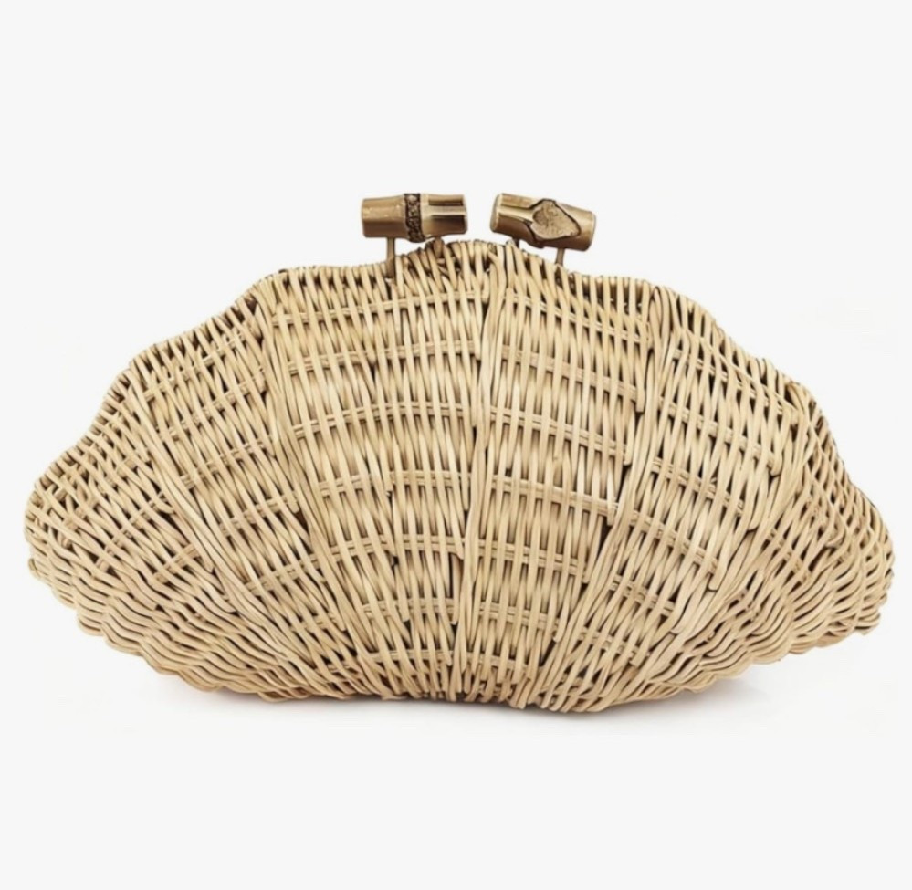 Woven Sea Shell Clutch Under $40

#LTKSeasonal #LTKTravel #LTKOver40