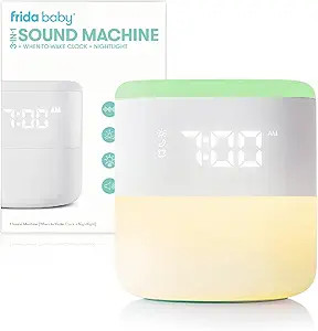 Frida Baby 3-in-1 Alarm Clock + Sound Machine + Nightlight | Wake Up Light Sunrise Alarm Clock, W... | Amazon (US)