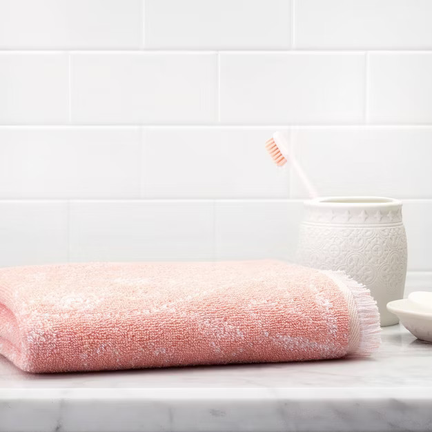 Floral Hand Towel Coral - Opalhouse™ | Target