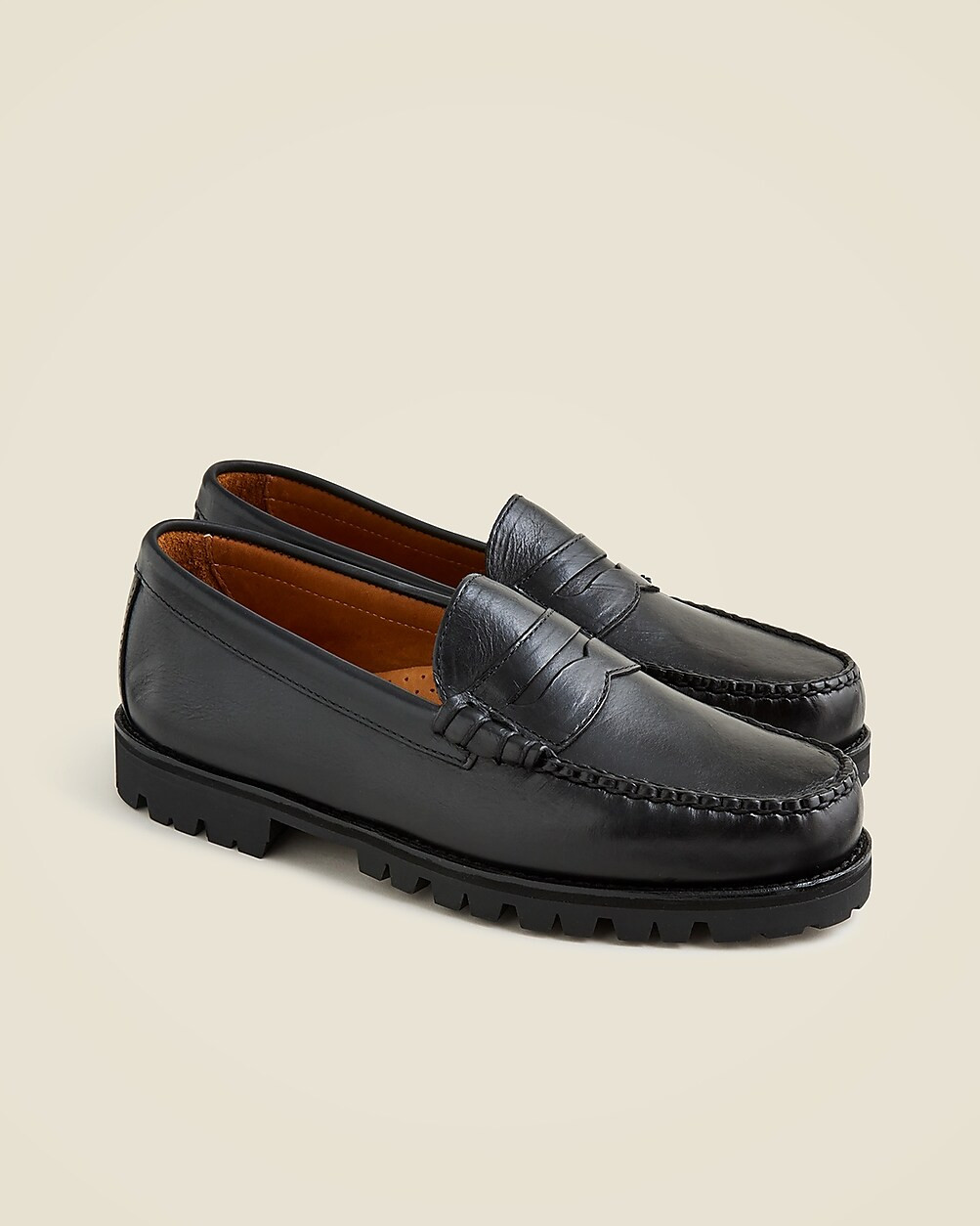 Camden lug-sole loafers in English leather | J. Crew US