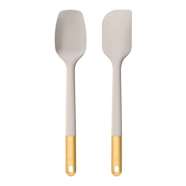 Beautiful 2-Piece Silicone Spatula Set, Porcini Taupe by Drew Barrymore | Walmart (US)